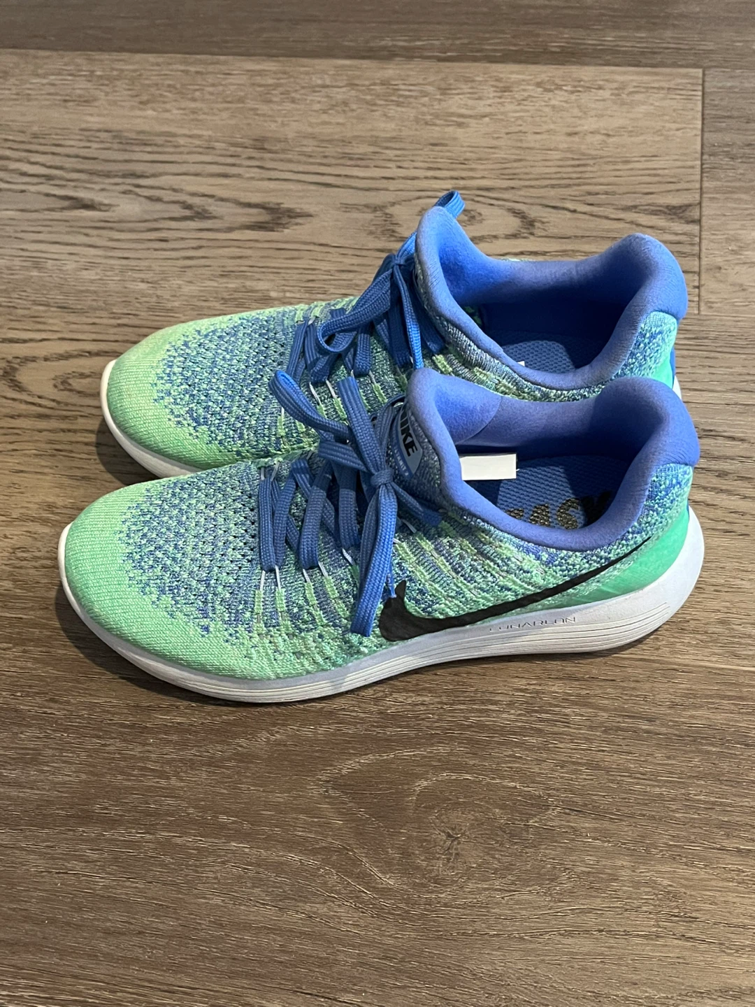 Nike LunarGlide 8 Blue/Green US 6.5 - photo 4