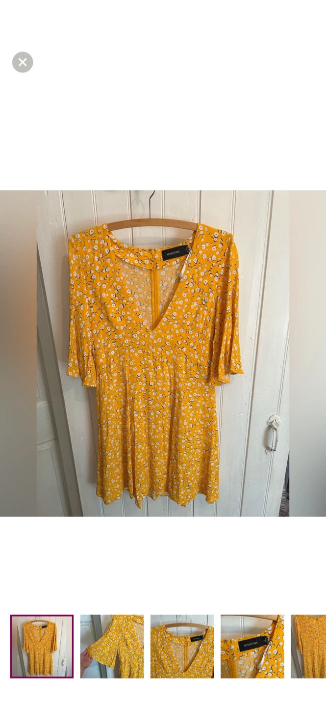 MINKPINK Floral Dress - Size L