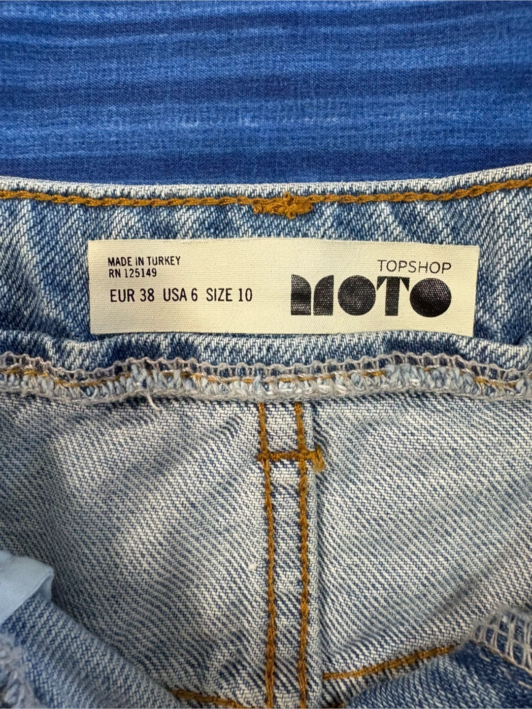 Denim Mini Skirt Size 6 - photo 2