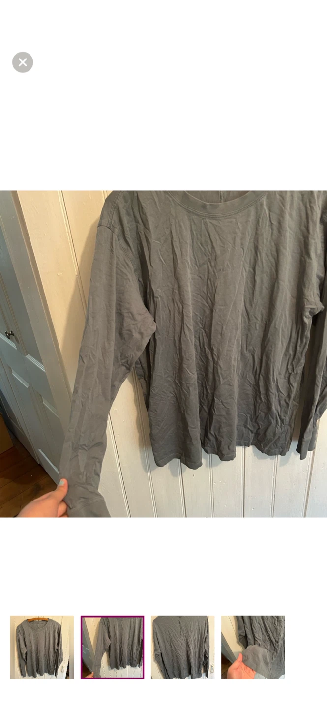 Lululemon Long Sleeve Shirt - Grey - photo 2