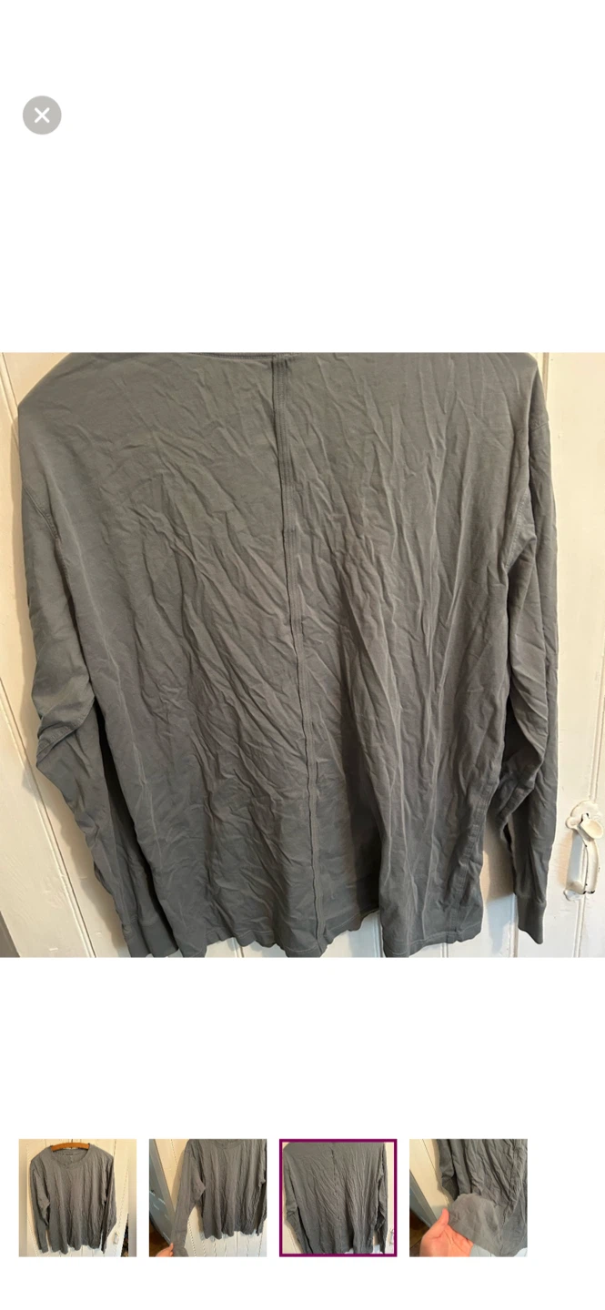 Lululemon Long Sleeve Shirt - Grey - photo 3