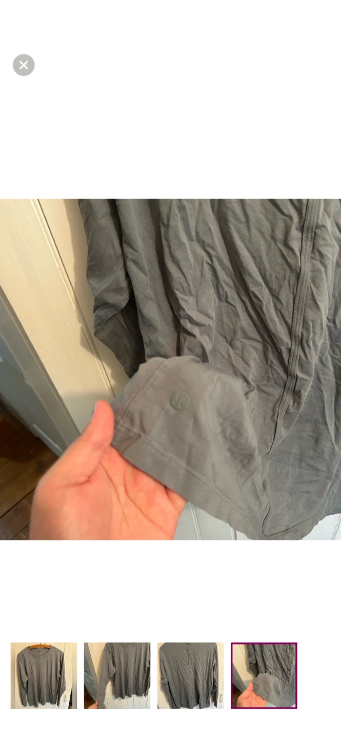 Lululemon Long Sleeve Shirt - Grey - photo 4