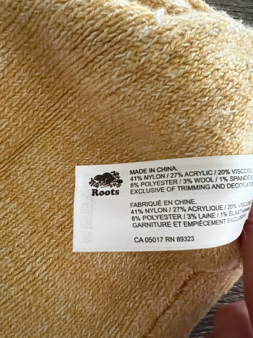 Roots Yellow Beanie - One Size - photo 4