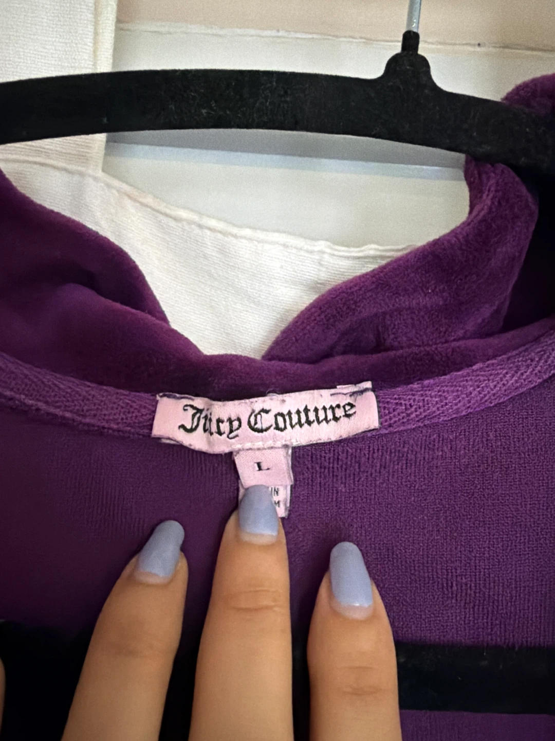 Juicy Couture Velour Tracksuit - Purple, Size L - photo 2
