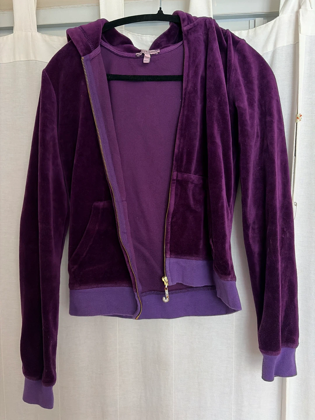 Juicy Couture Velour Tracksuit - Purple, Size L