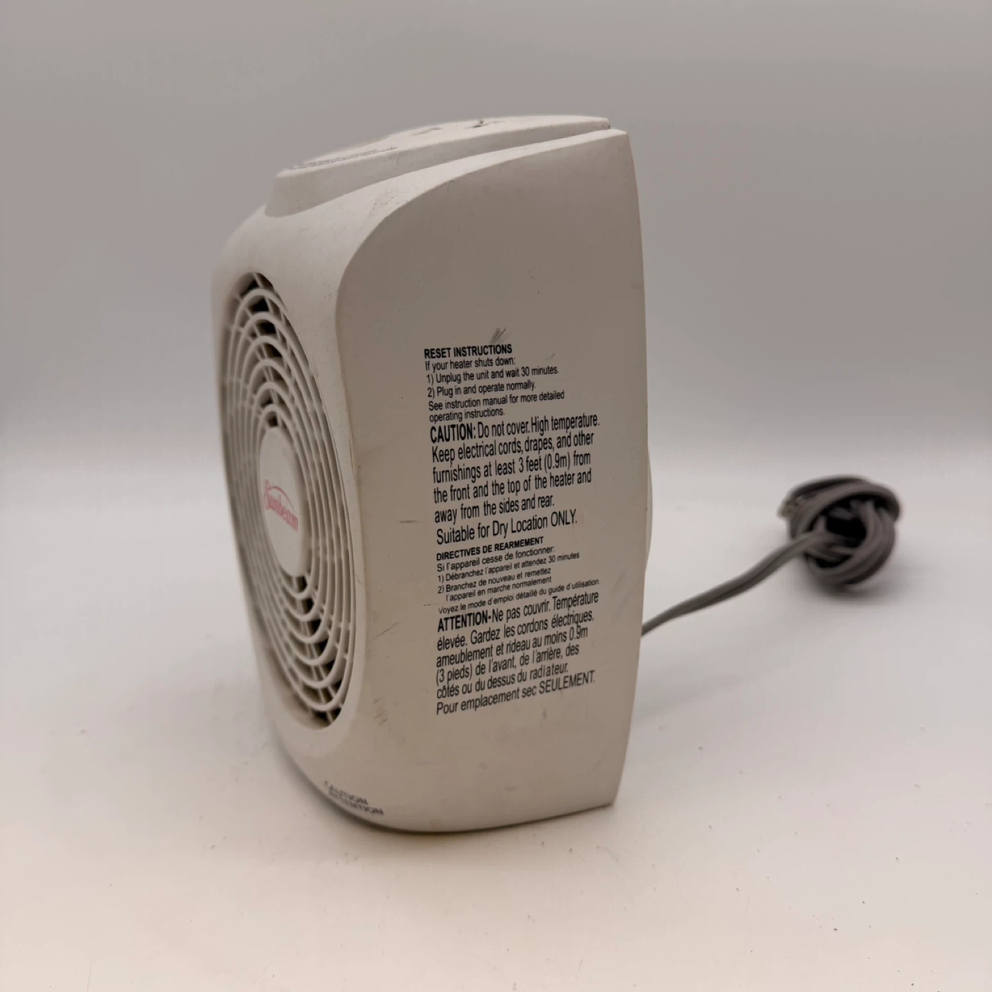 Sunbeam SFH136-CN Heater - photo 2