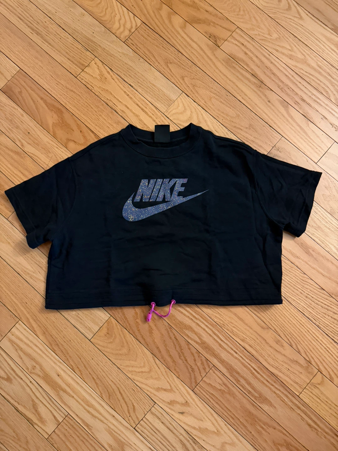 Nike Black Crop Top - Size Large