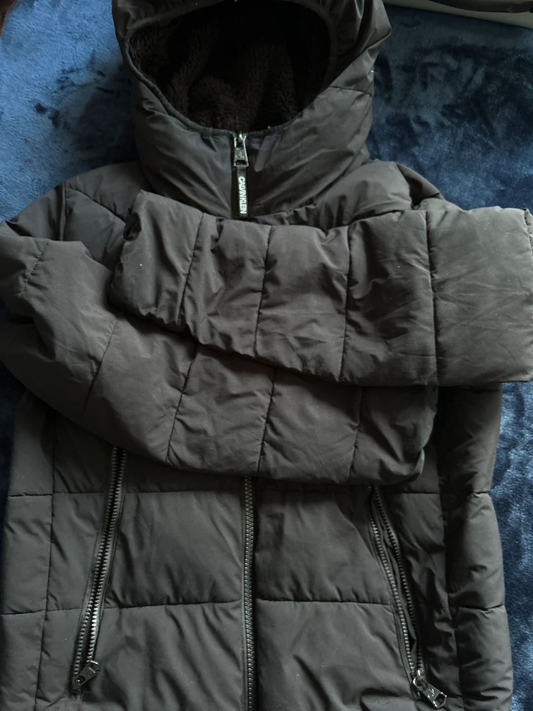 Calvin Klein Black Puffer Jacket - Size S - photo 4