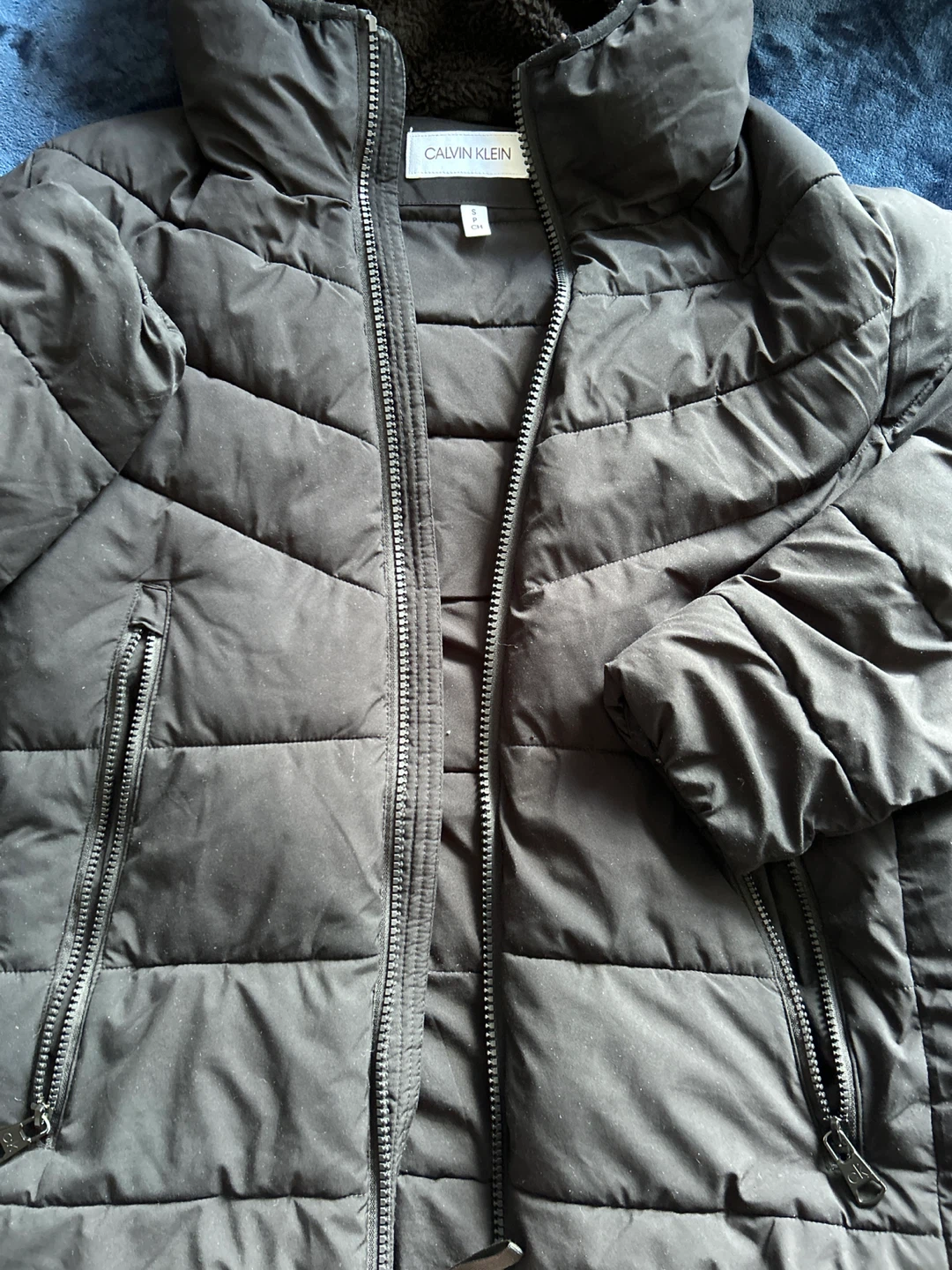 Calvin Klein Black Puffer Jacket - Size S - photo 2