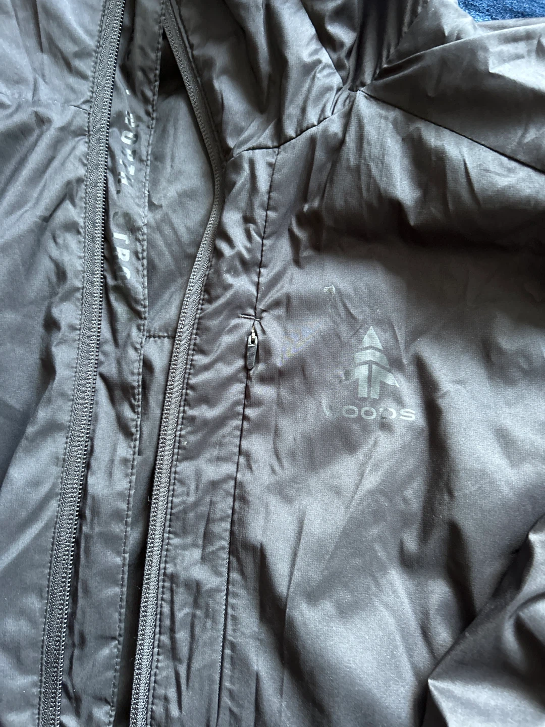Woods Rain Jacket - Black - photo 2