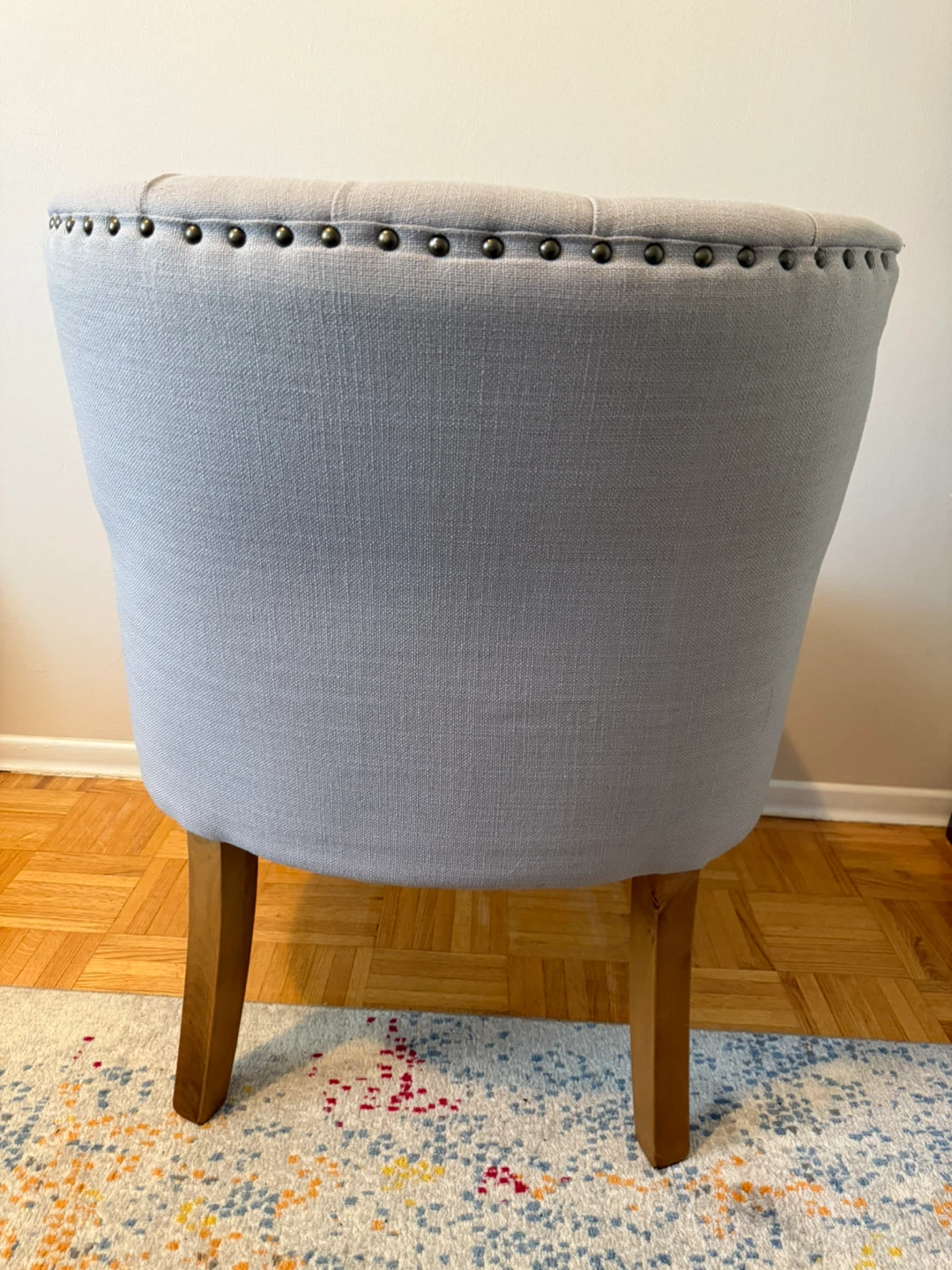 Structube Accent Chair with Nailhead Trim - photo 4