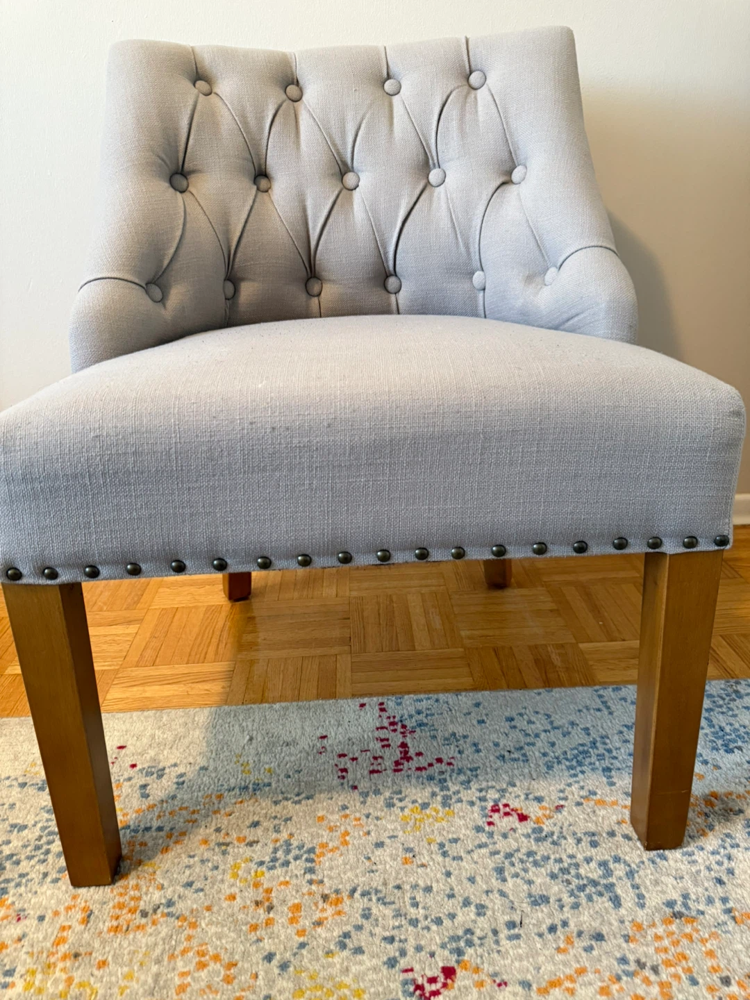 Structube Accent Chair with Nailhead Trim - photo 2