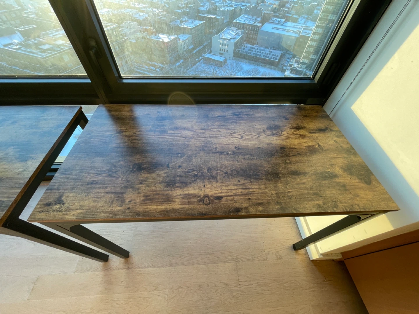 Rustic Brown Desk - photo 3