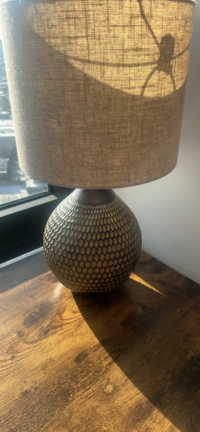 Textured Table Lamp