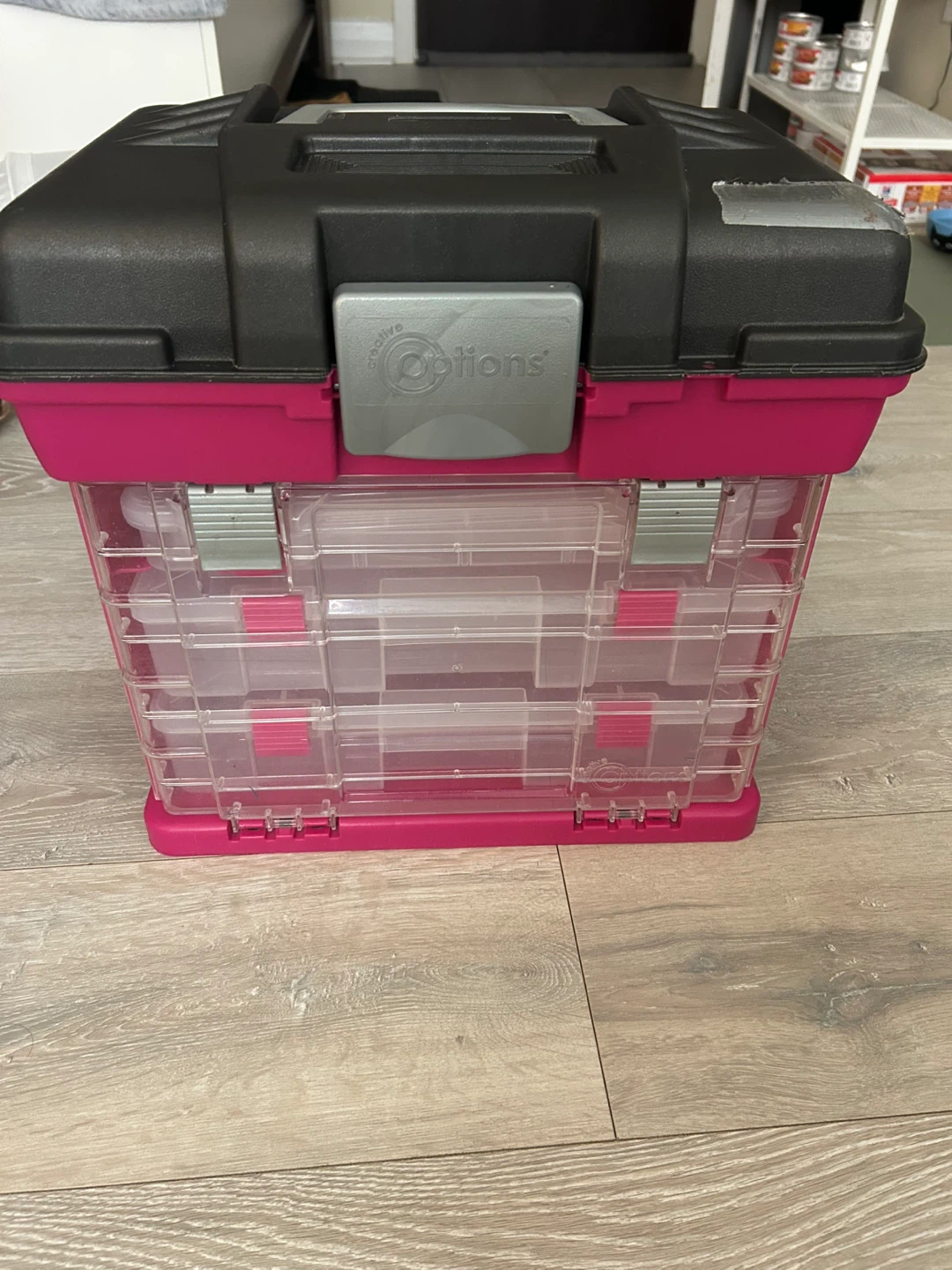 Creative Options Pink & Black Organizer | Crafts, Fishing, etc - photo 2