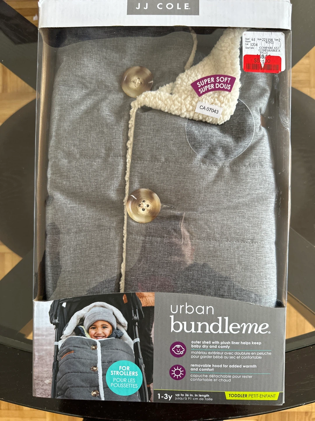 JJ Cole Urban Bundleme Stroller Cover - Grey