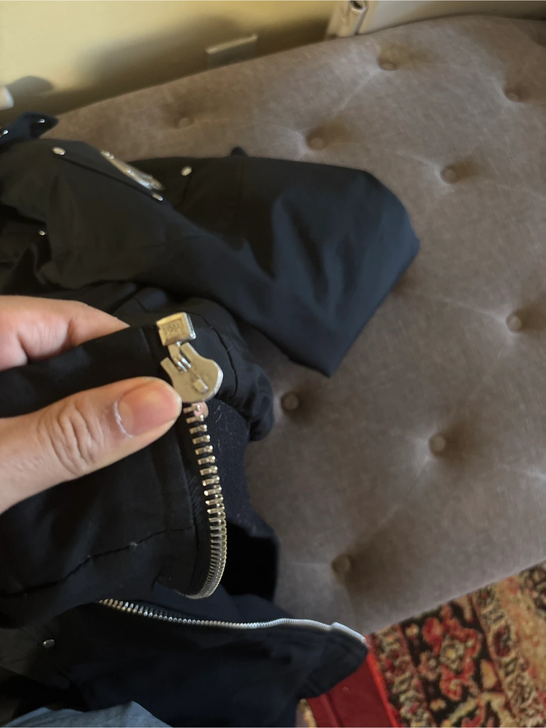 Moose Knuckles Down Filled Black Jacket - photo 3