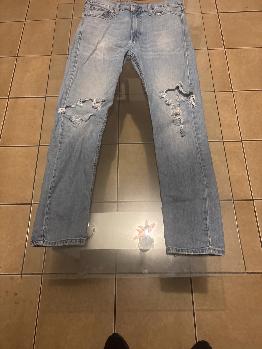 Levi's Distressed Denim Jeans