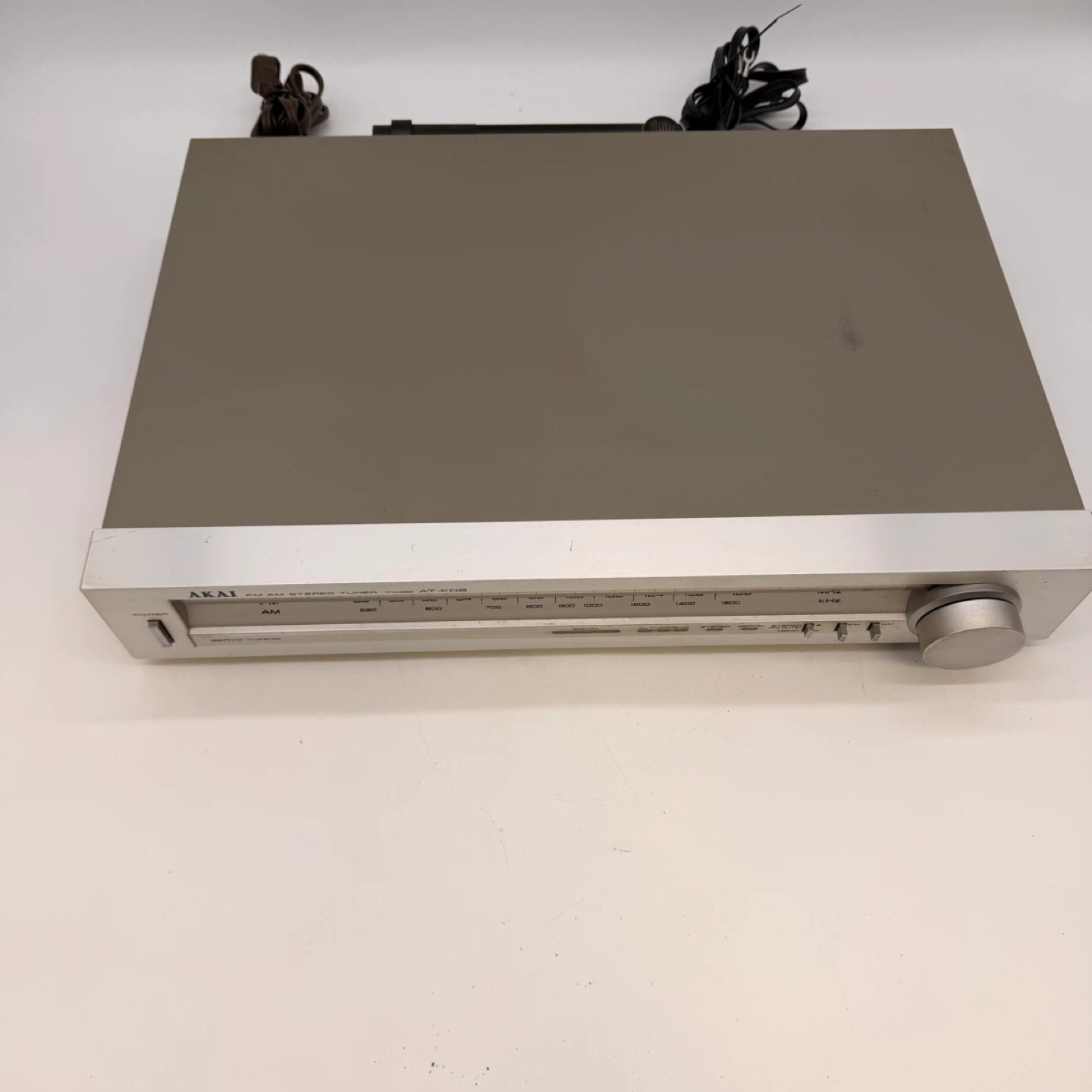 AKAI Vintage FM AM Stereo Tuner AT-K02 Made in Japan - photo 4