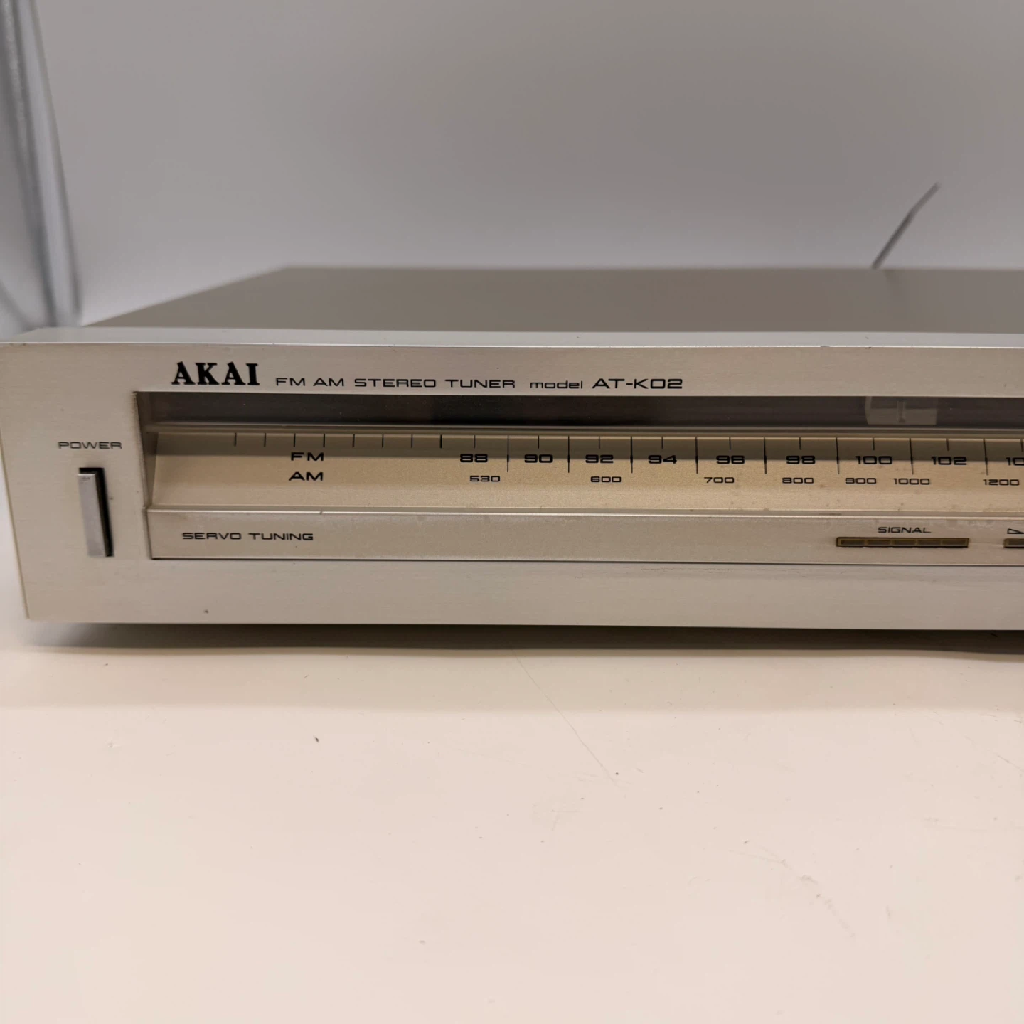 AKAI Vintage FM AM Stereo Tuner AT-K02 Made in Japan - photo 2