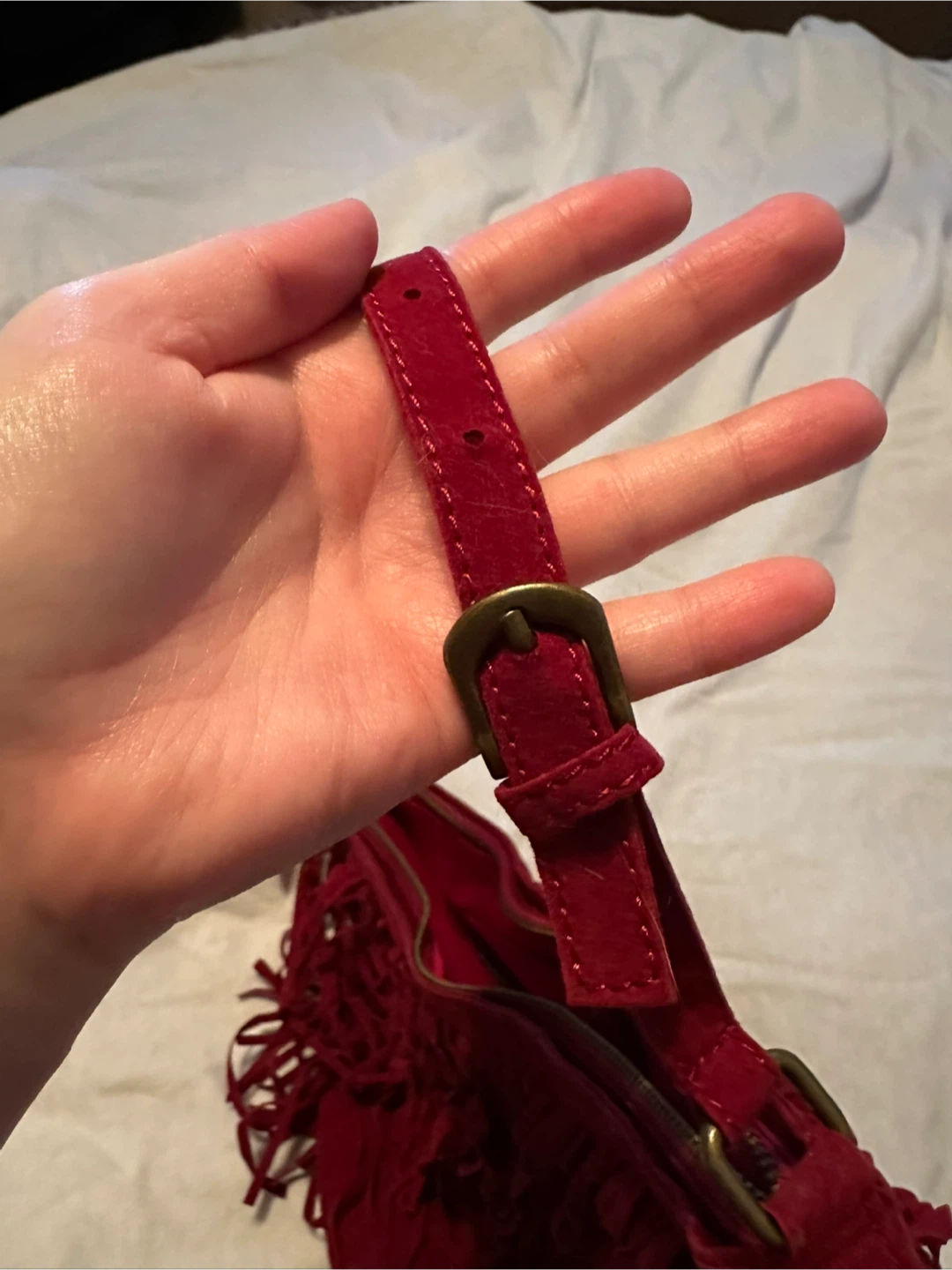Nine West Red Fringe Shoulder Bag - photo 4