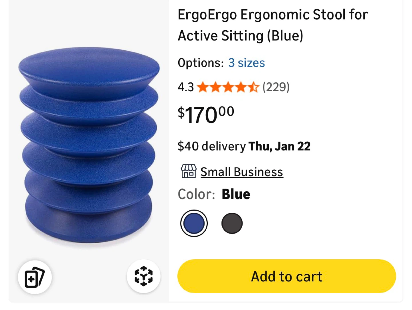 Ergo Ergo active stool. - photo 3