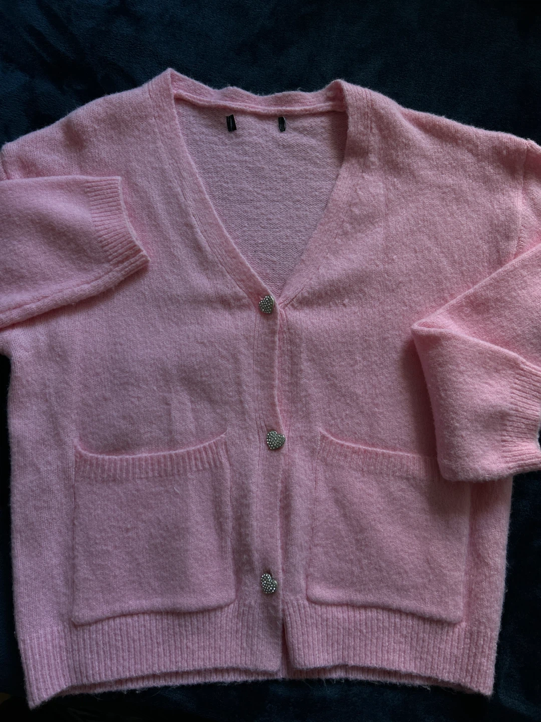 Pink Knit Cardigan