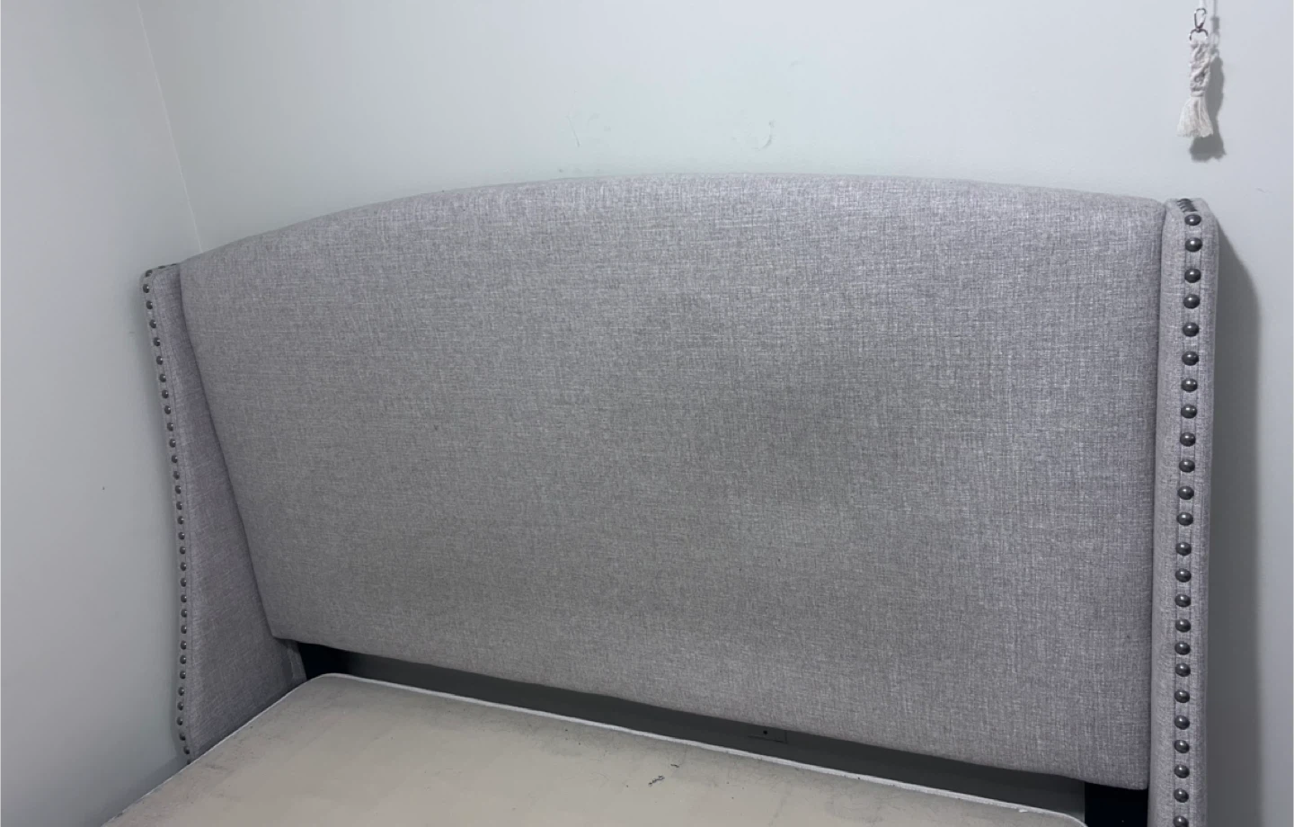 Queen size fabric bed frame - photo 2