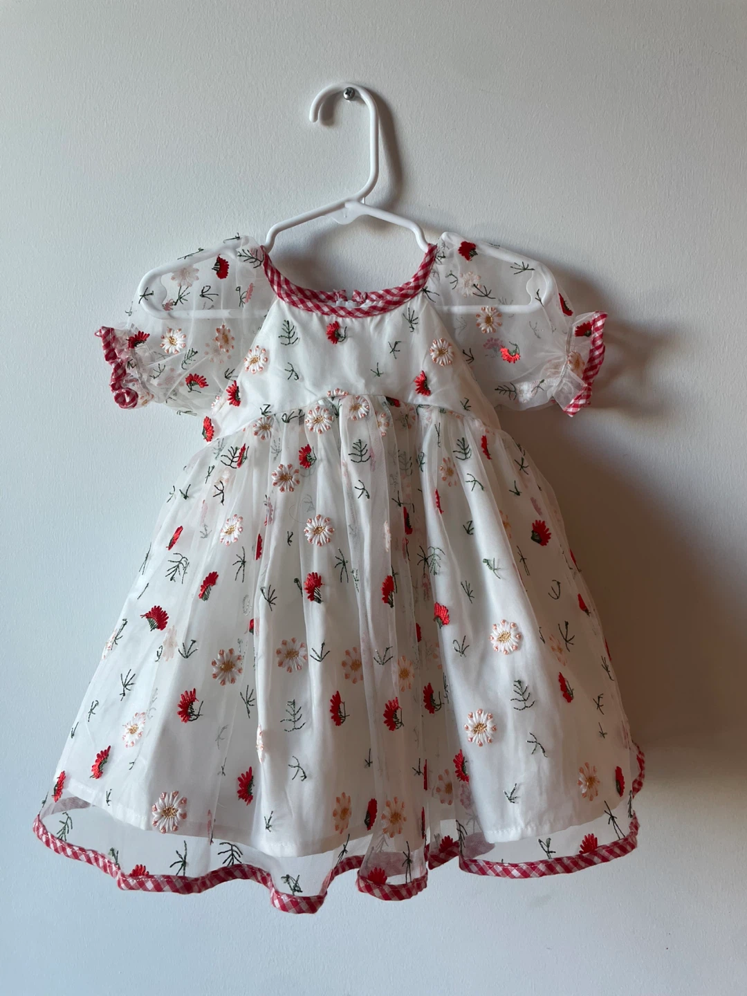 Two adorable baby girl party dresses