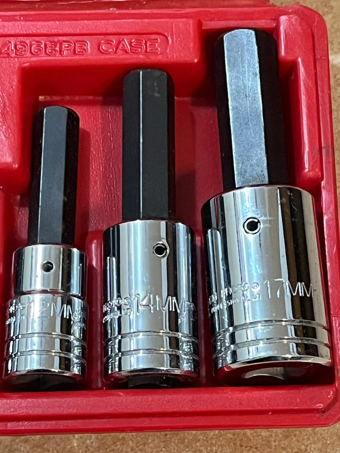 Proto Professional Hex Allen Socket Set USA 9 Piece - photo 2