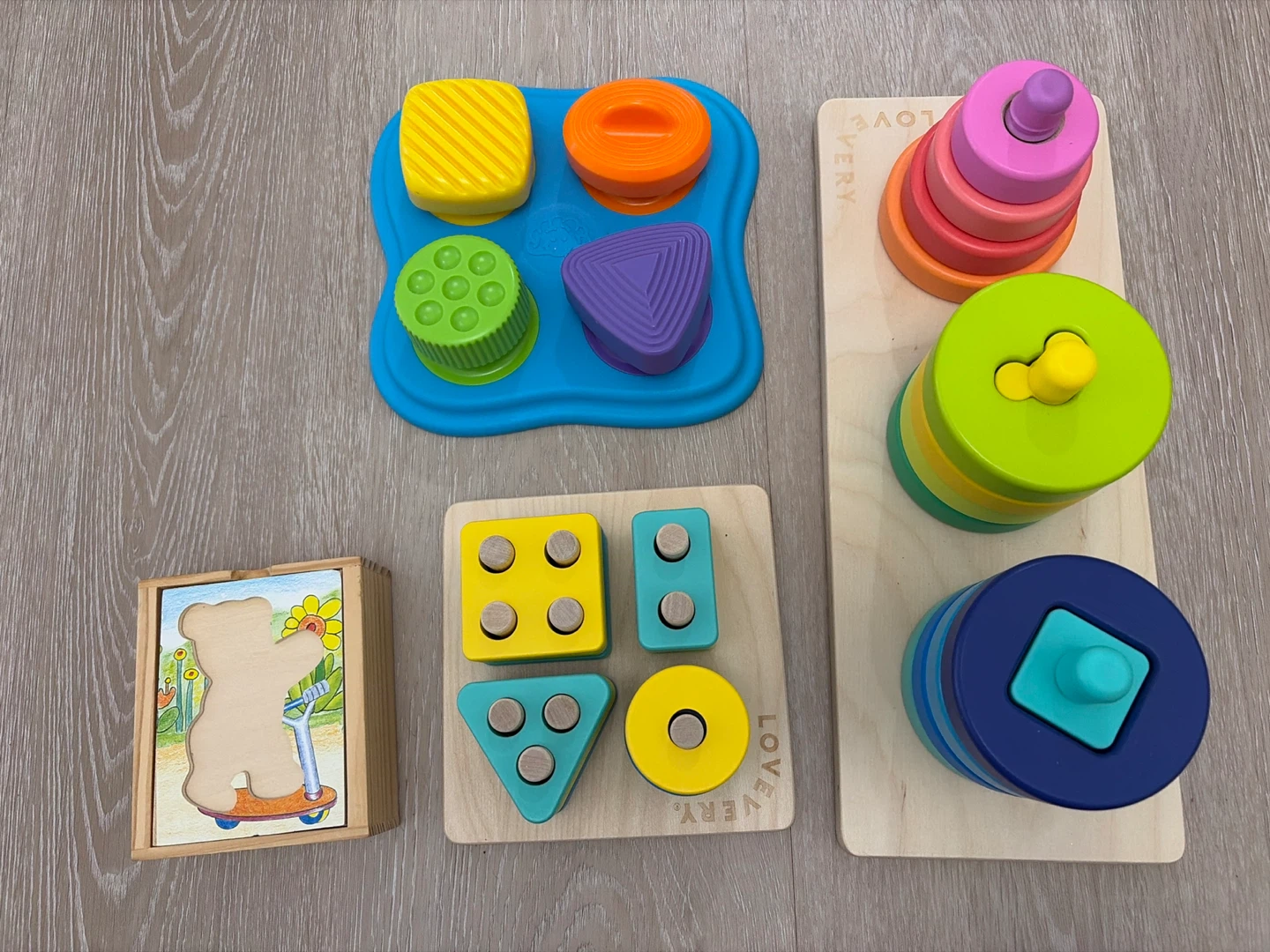 Montessori Shape Sorter, Lidzy, Puzzle Set