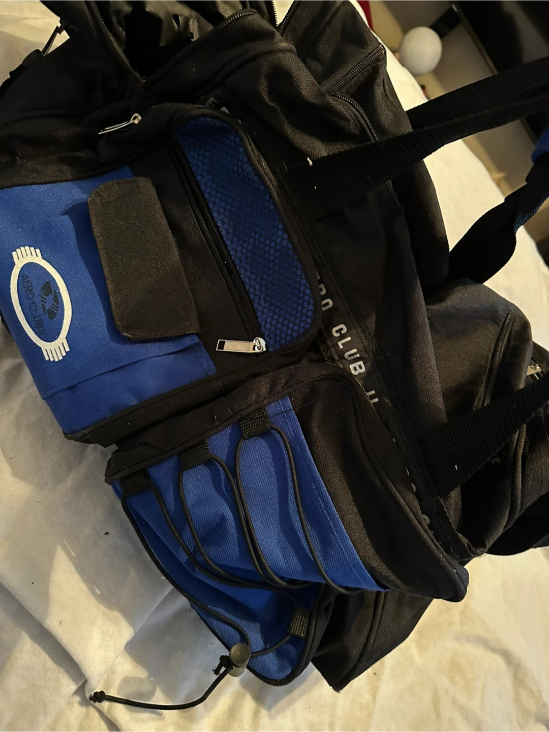 Aero Club II Blue & Black Duffel Bag