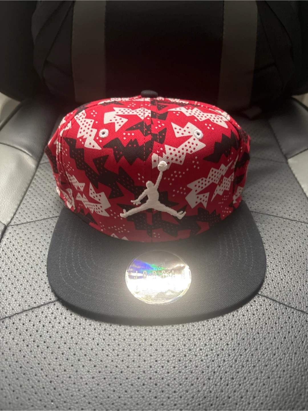 Jordan Hat, Red, Black, White, Snapback