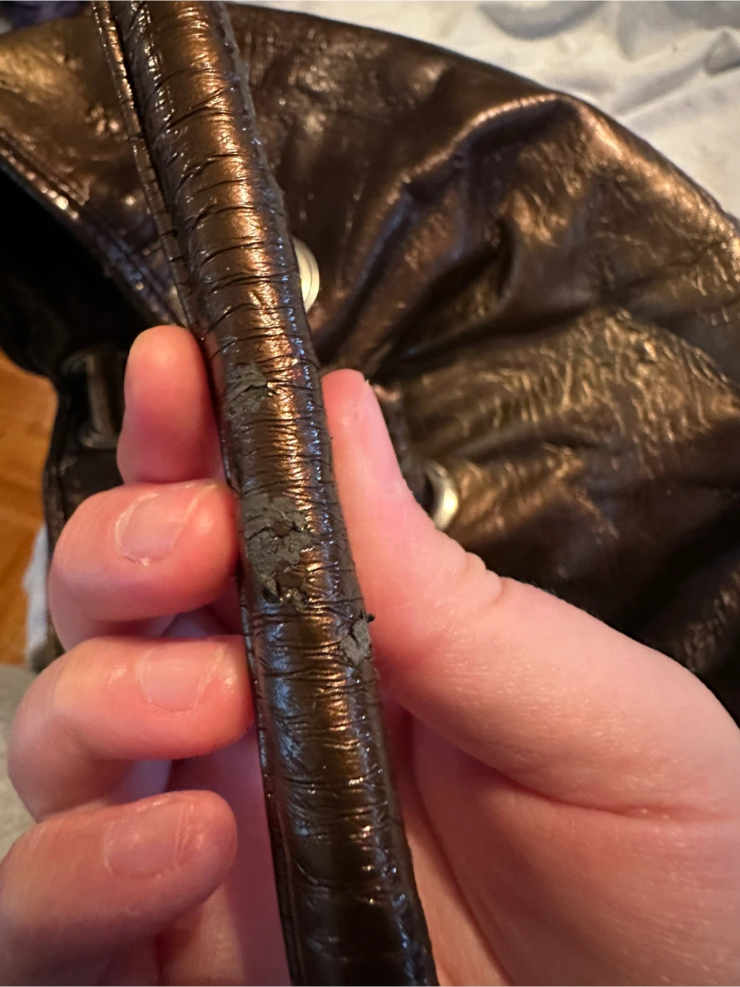 Metallic Bronze-Gold Purse - photo 4
