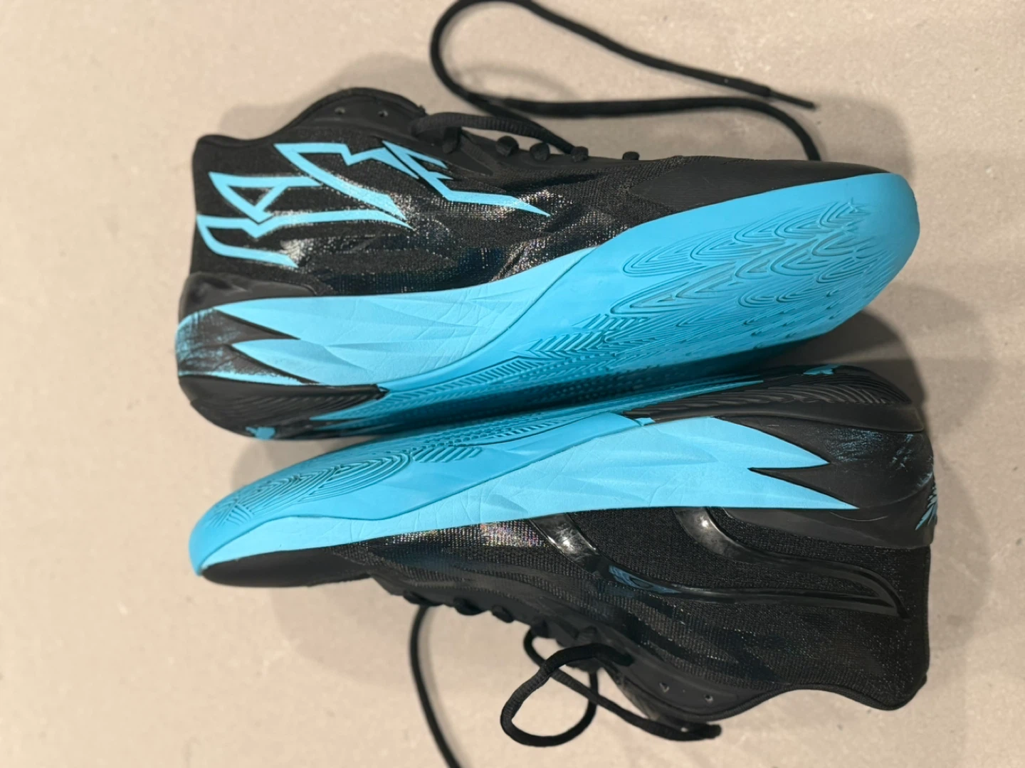 Puma Basketball Shoes - Black & Blue - photo 5