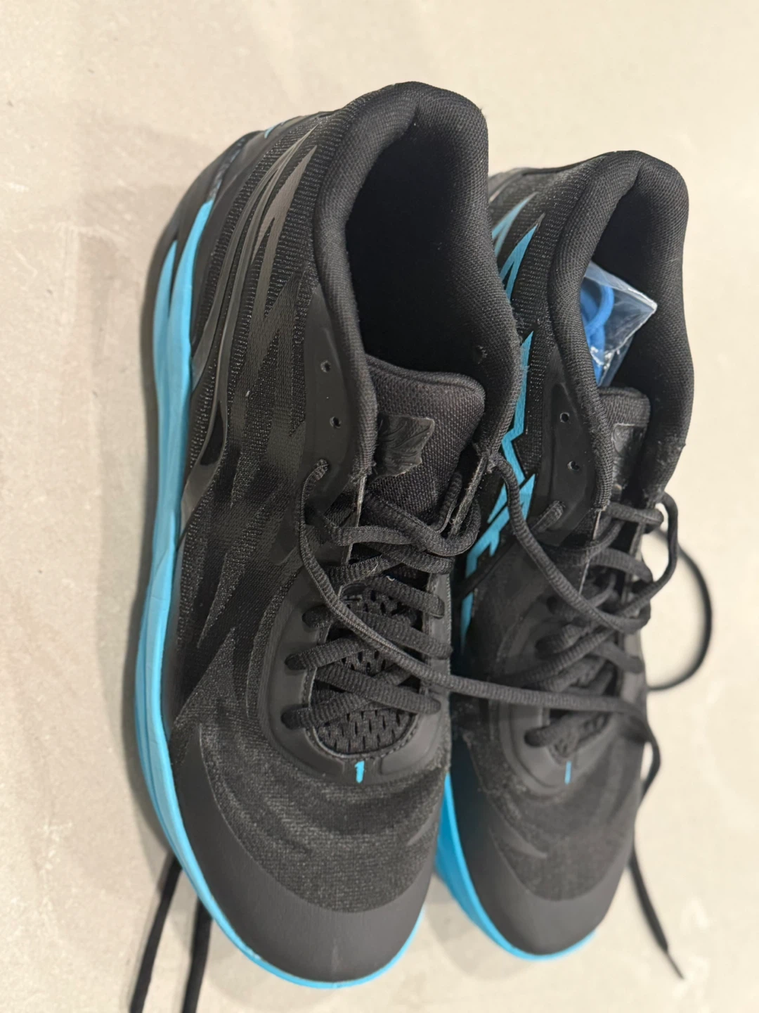 Puma Basketball Shoes - Black & Blue - photo 2