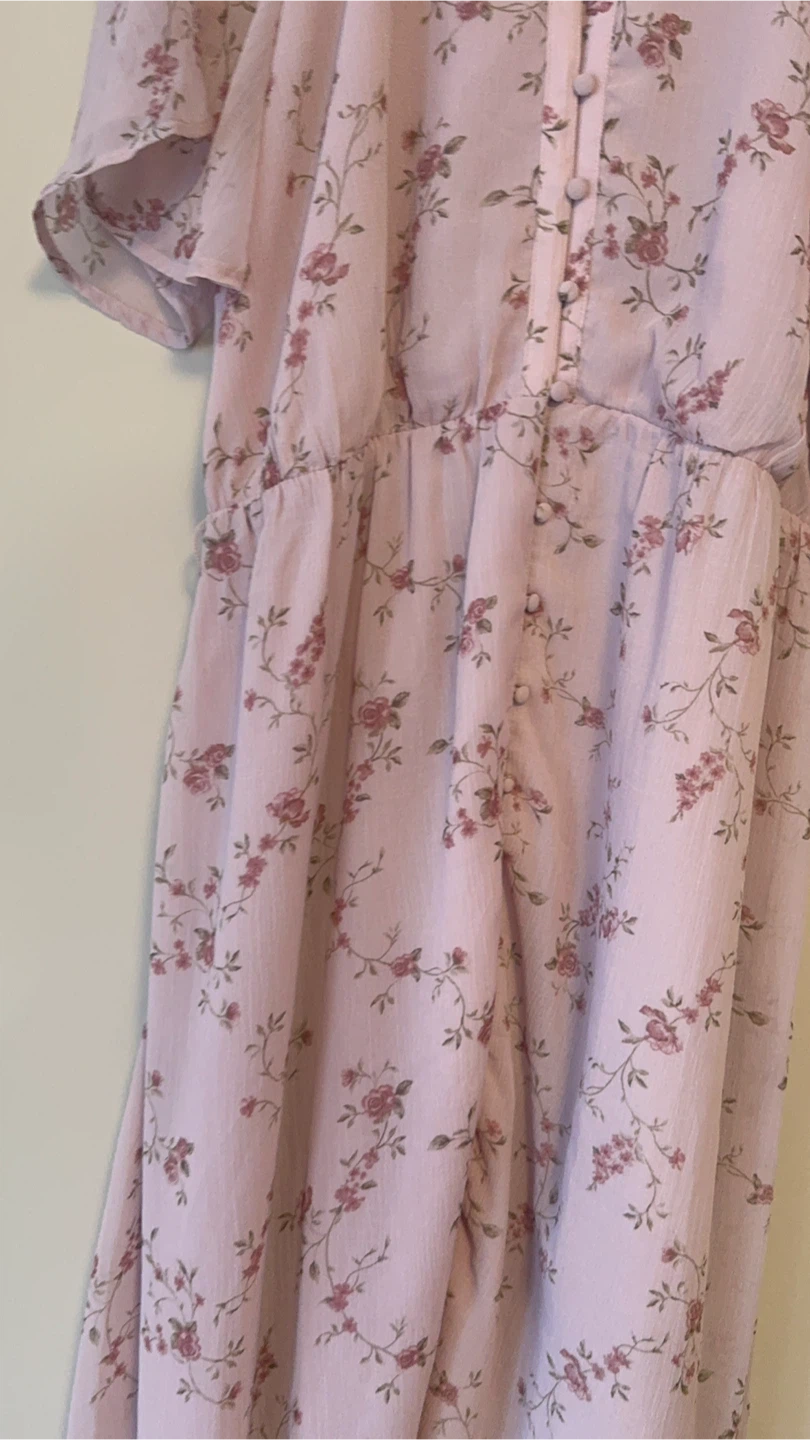 Pink Floral Dress upto Xl - photo 2