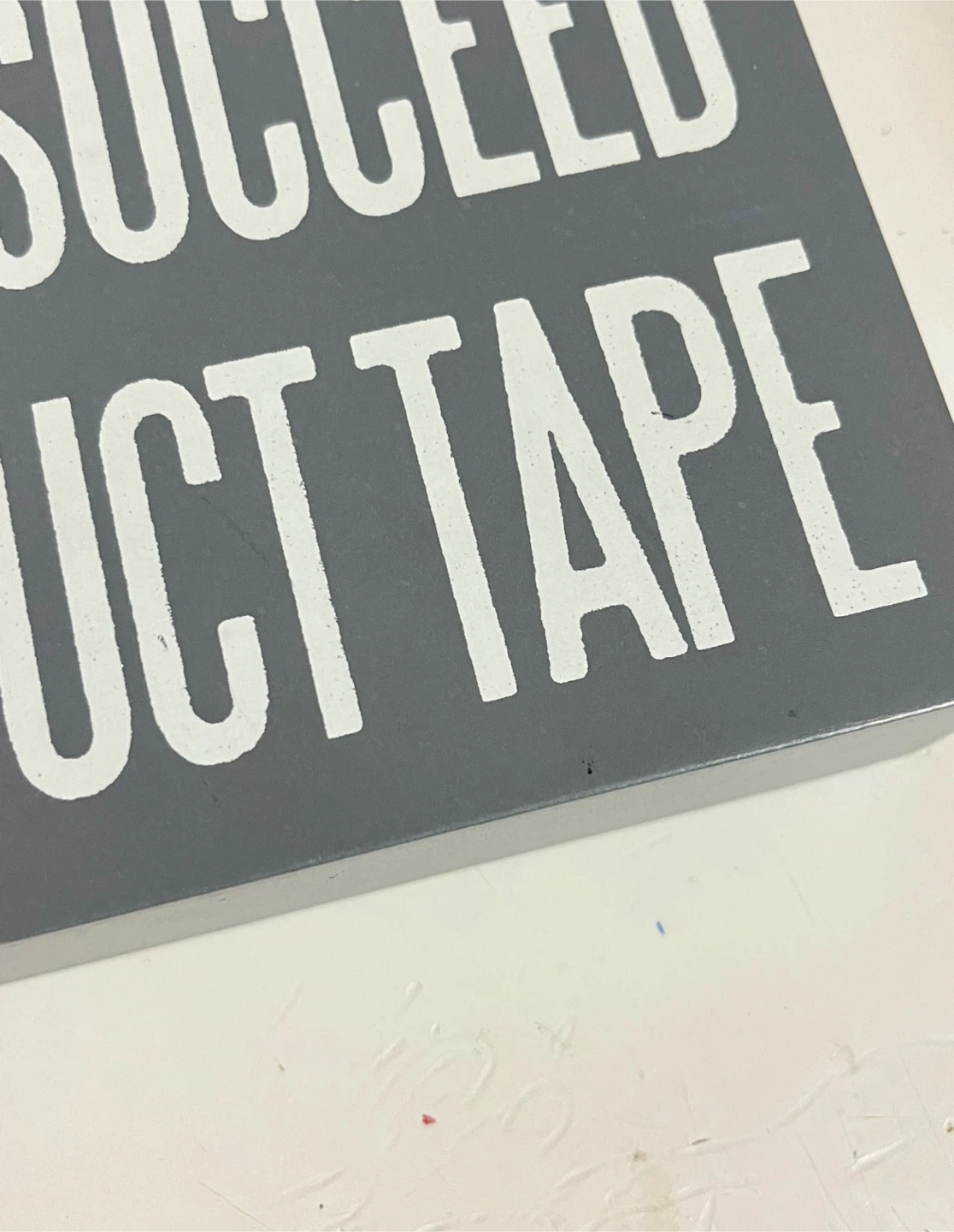 “If at first you don’t succeed try duct tape” Bookshelf Decor - photo 5