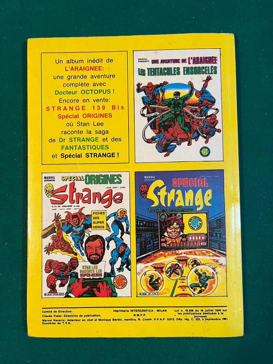 French Comic Book Le Journal de Spider-Man #141 - photo 2