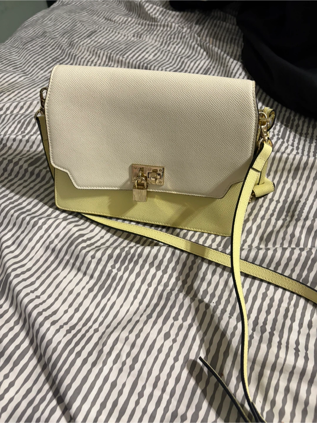 Light Yellow Crossbody Bag