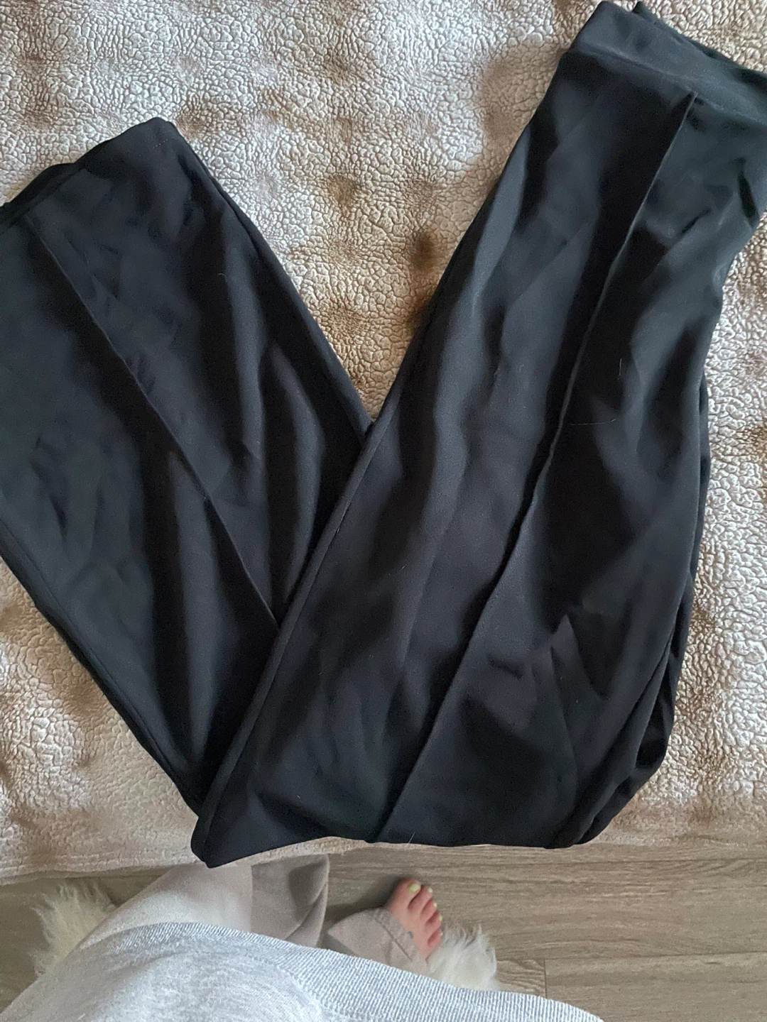 Black Wide Leg Trousers - photo 2