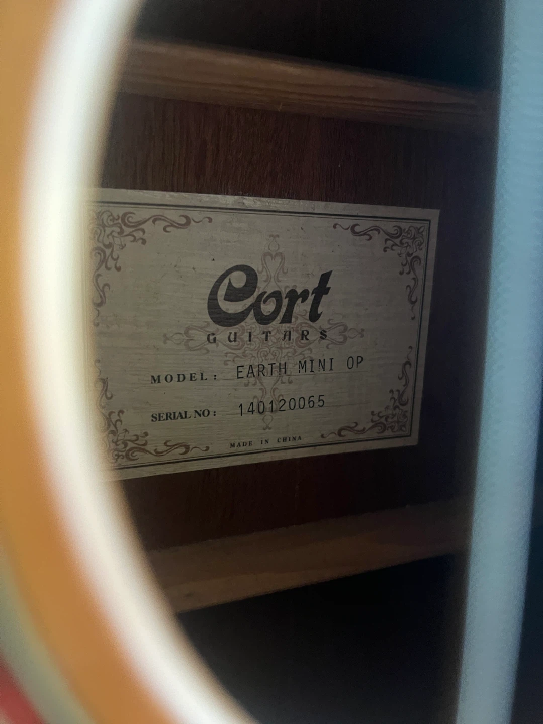 Cort Earth Mini OP Acoustic Guitar - photo 5