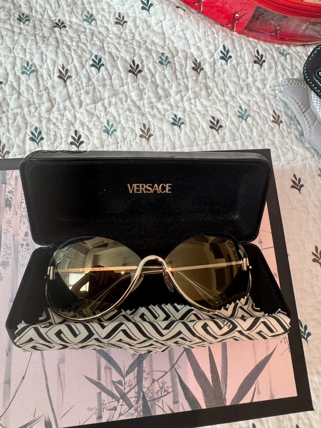 Versace Sunglasses with Case