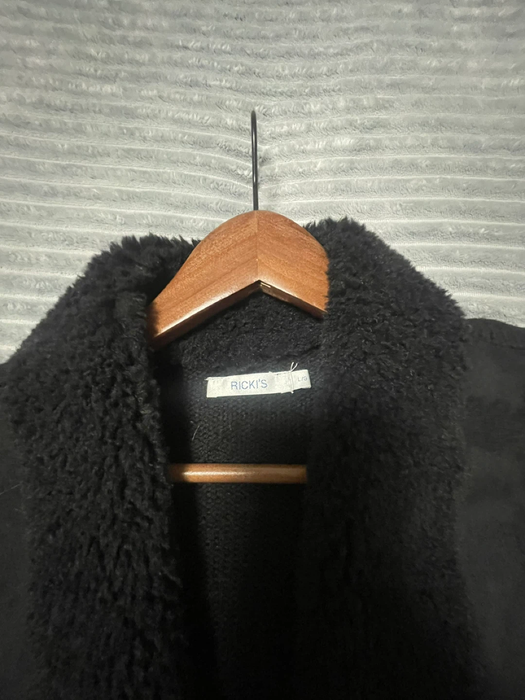 Rickis Black Cardigan Size L - photo 3