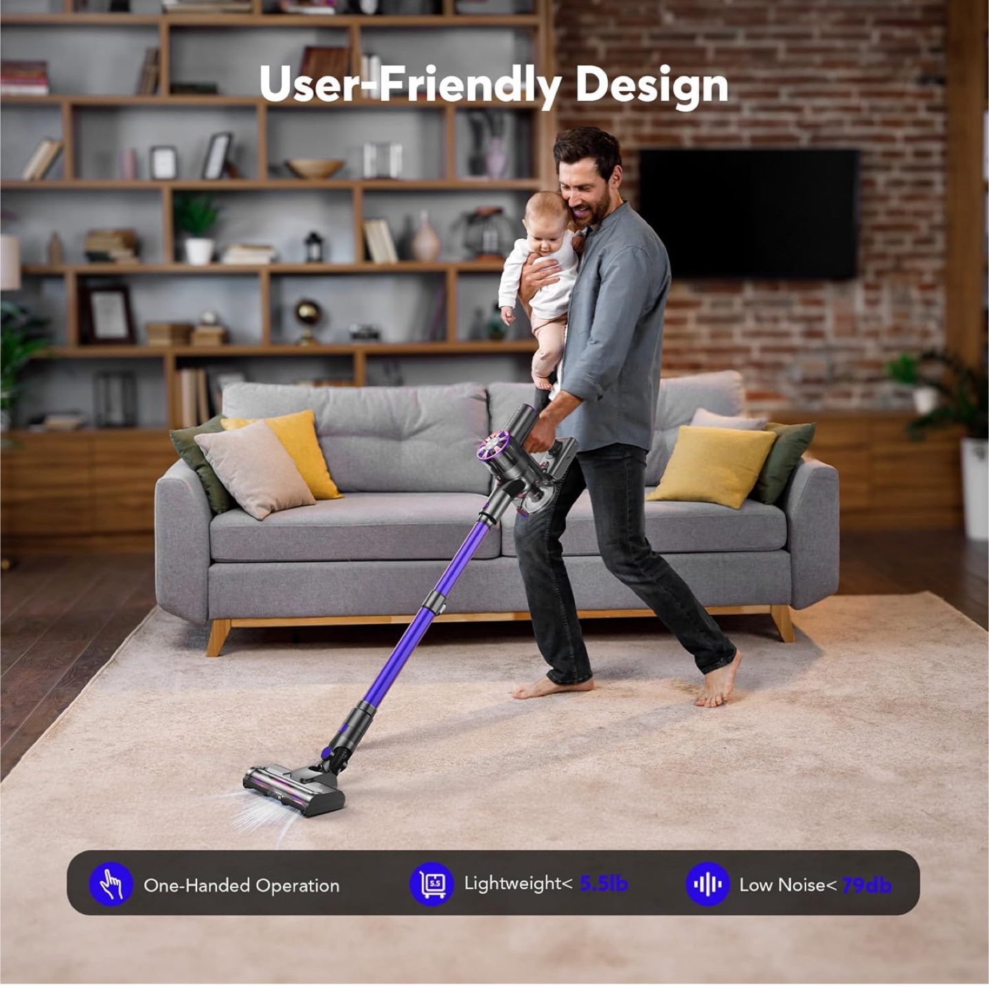 Brand New Cordless Vacuum Cleaner- Powerful & Lightweight - photo 3