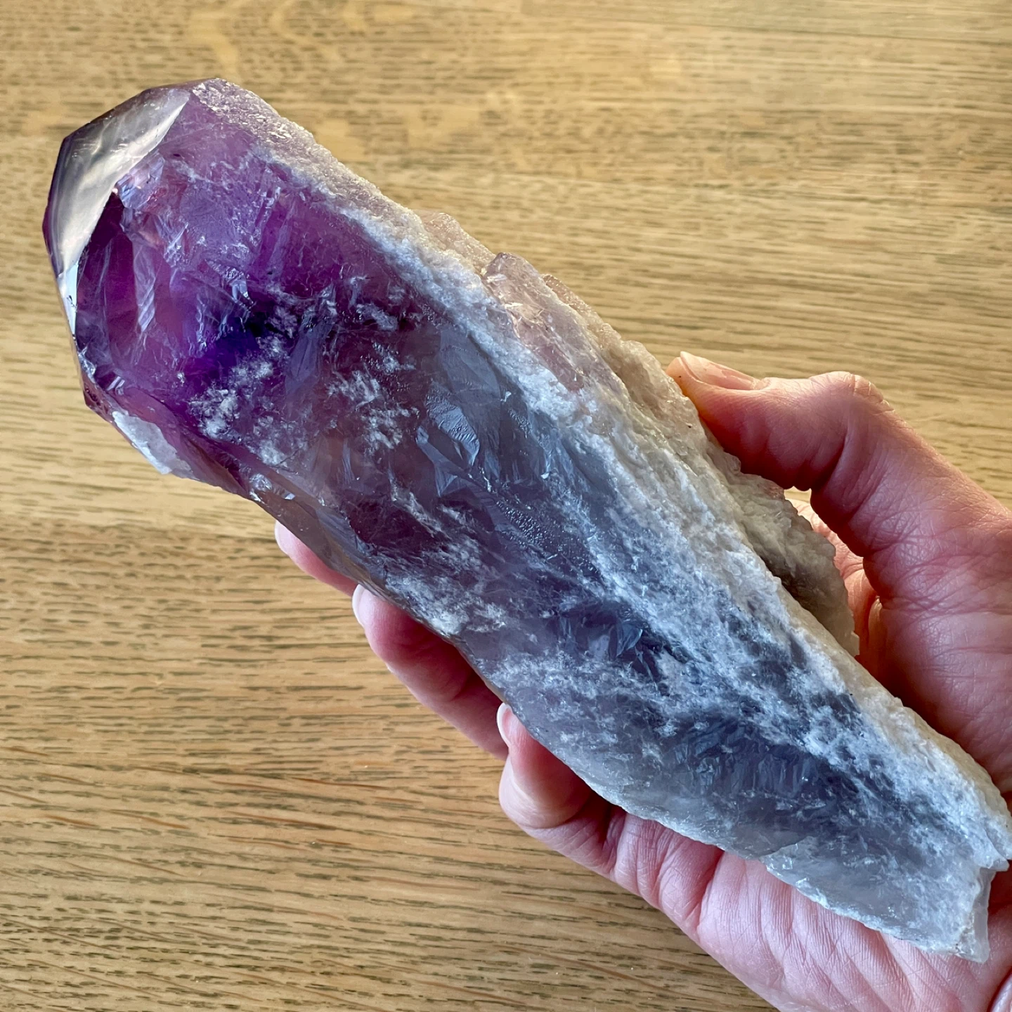 Amethyst Scepter “torch” crystal - photo 4
