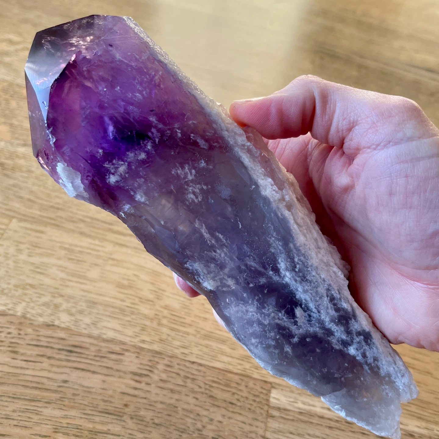 Amethyst Scepter “torch” crystal