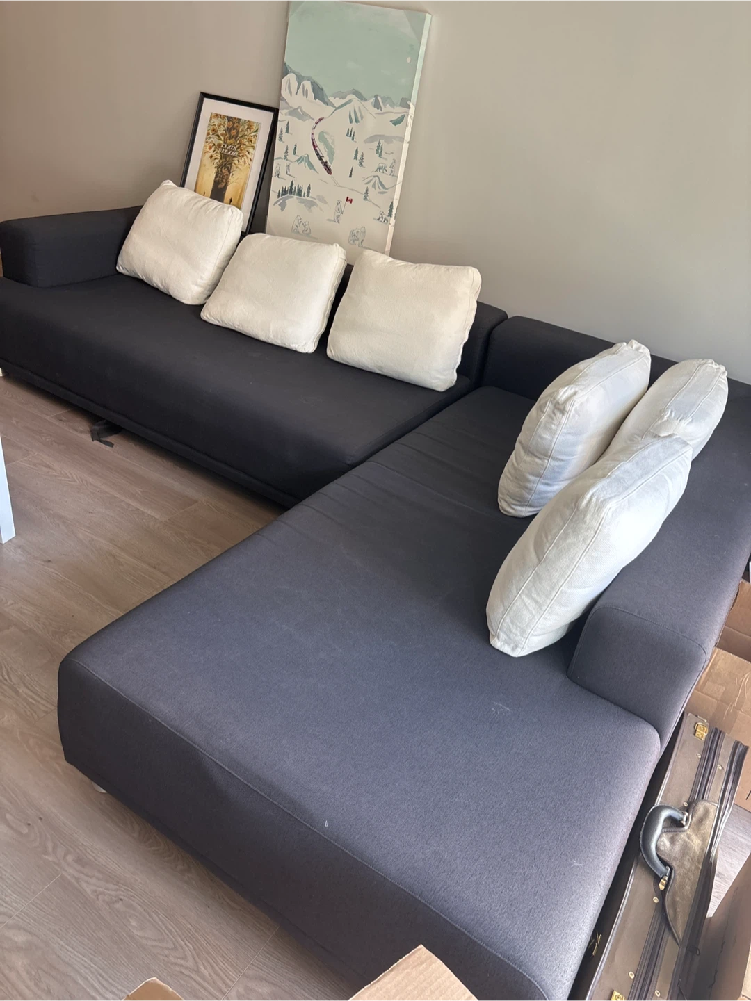 Kivik Sectional Sofa - Dark Grey , cushion - photo 2