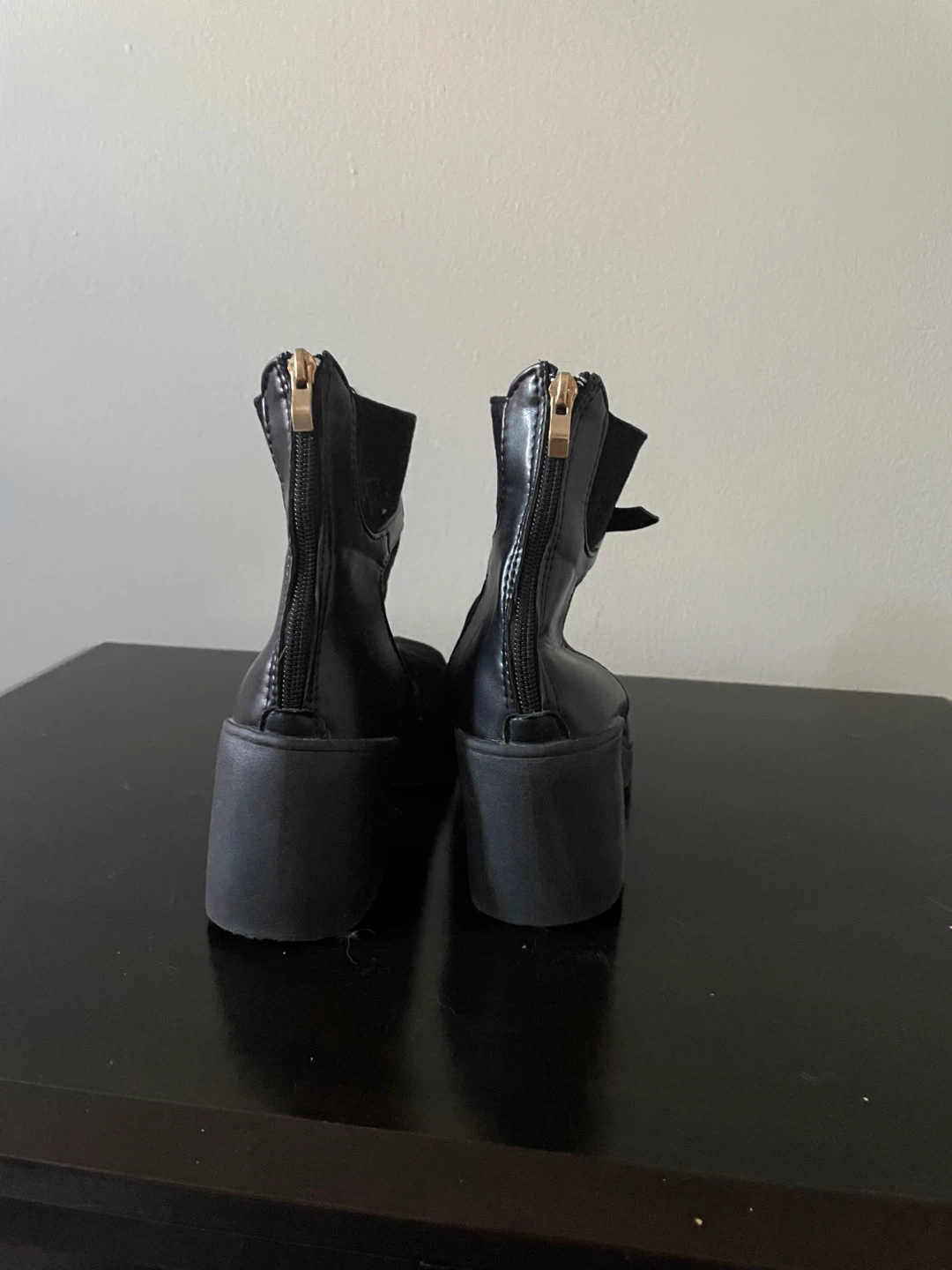 Black Suede Ankle Boots - photo 3