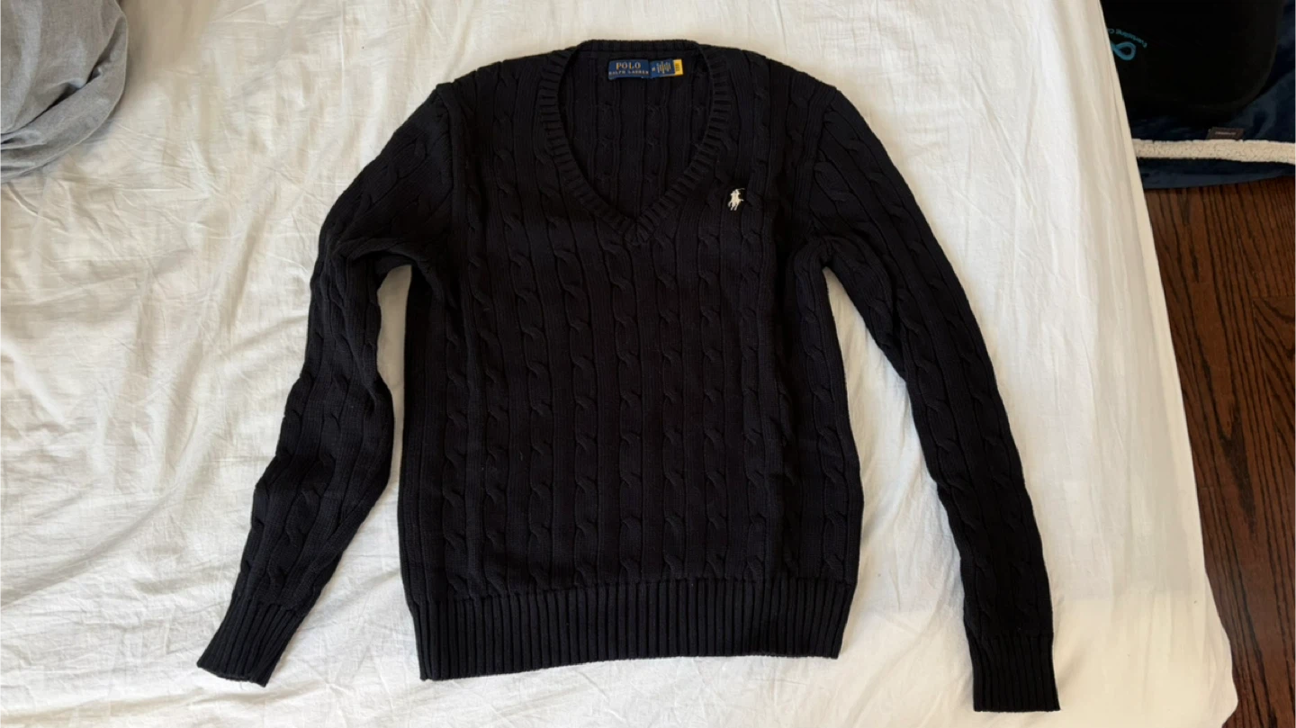 2 Polo Ralph Lauren Cable Knit Sweater - Size M 🥕 - photo 2